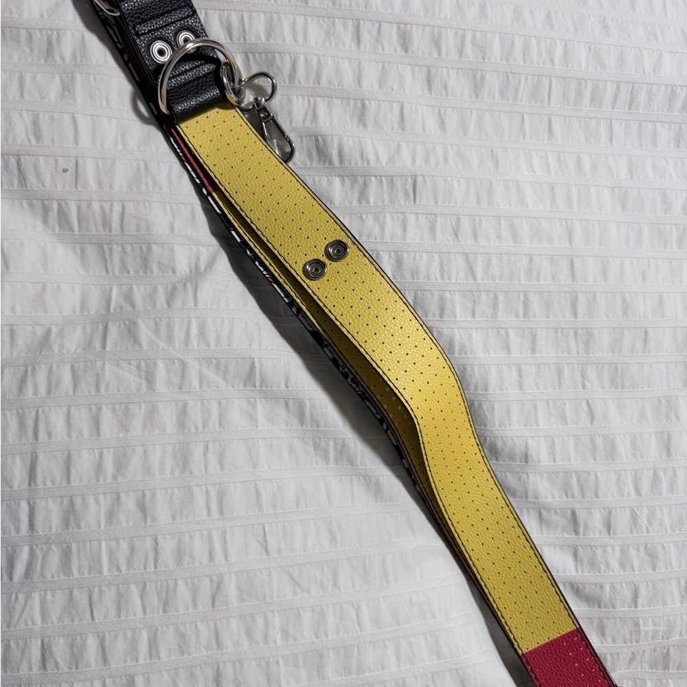 Mickey pin trading bag strap